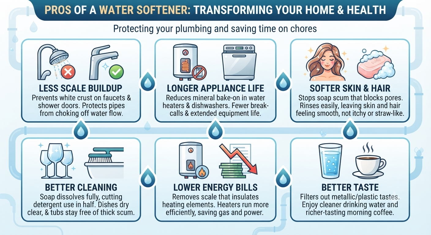 Pros of a Water Softener